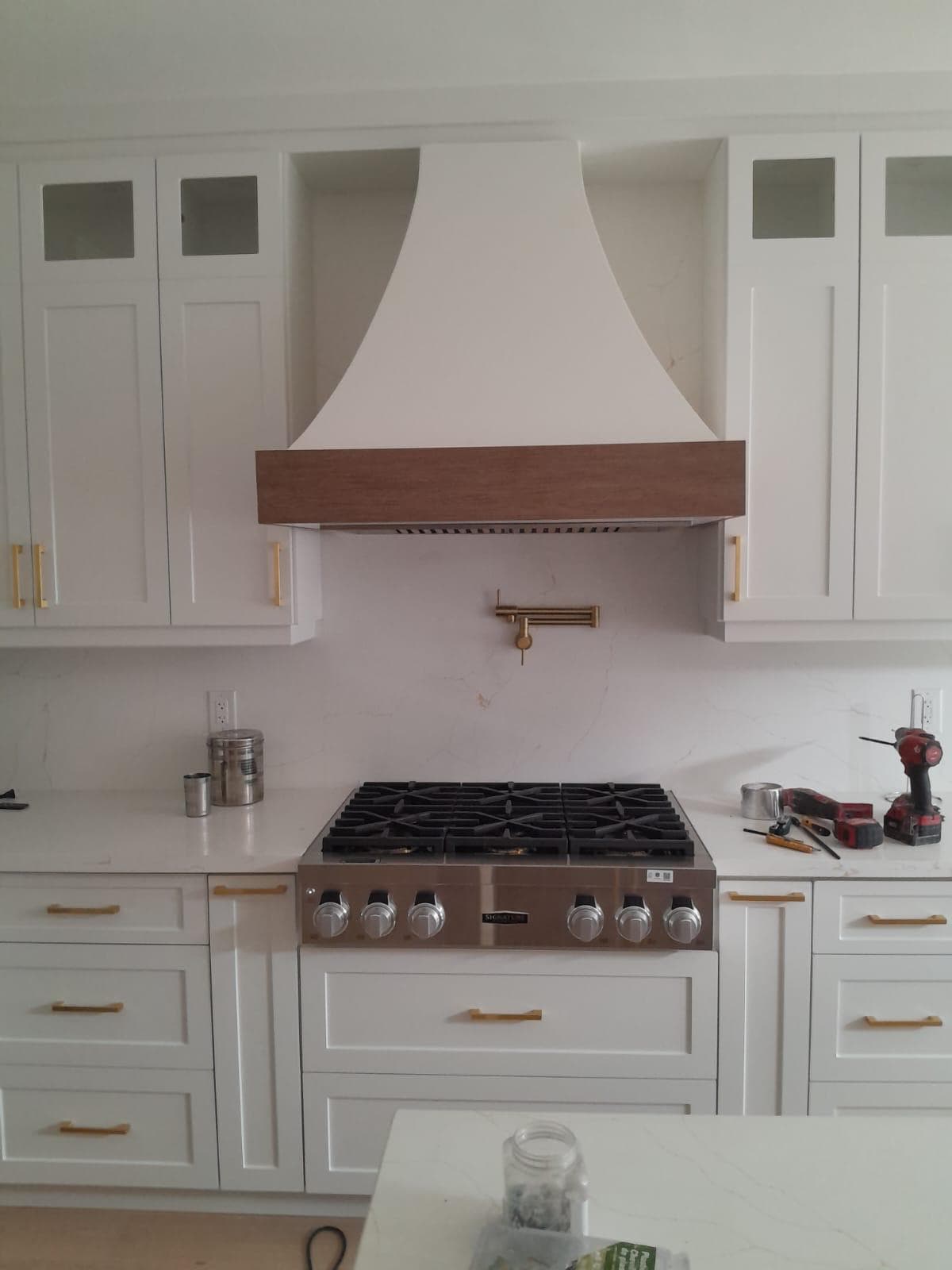 Countertops and backsplash, Waterloo kitchen renovation